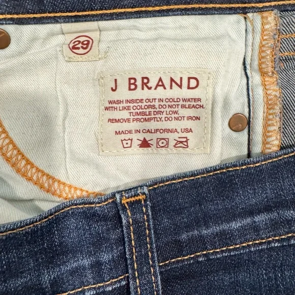 J Brand Mid-Rise Skinny Leg Jeans, Size 29 - Like New! - Picture 5 of 8
